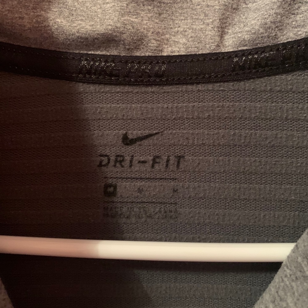 gray nike quarter zip